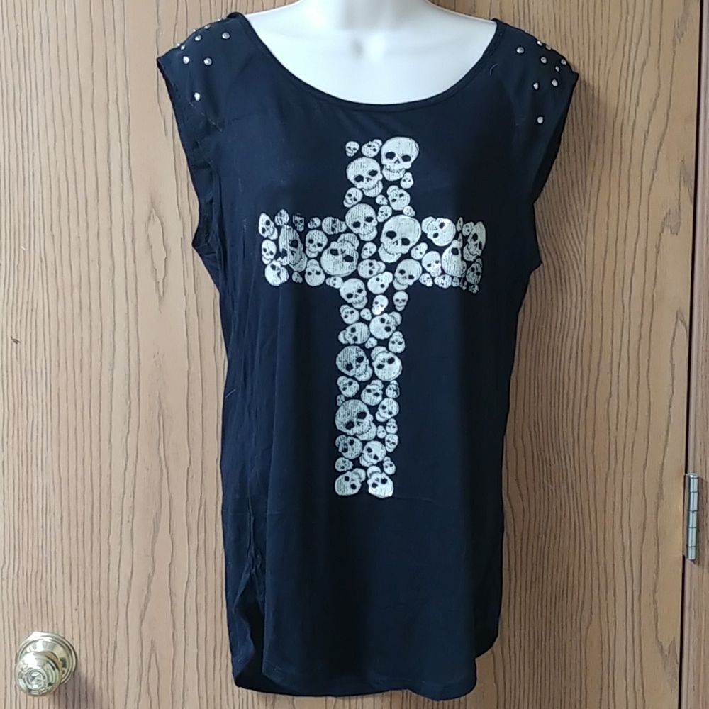 Skull Cross Top, Lightweight